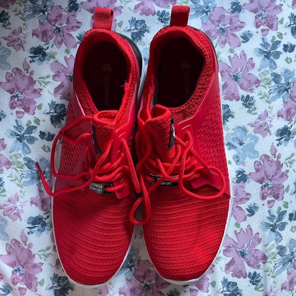 Men’s Rocawear Comfort Red Sneakers NWoT READ DESCRIPTION